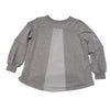 FLOWERS LONG SLEEVE SWEATSHIRT GREY