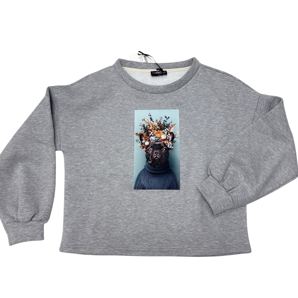 FRENCH BULLDOG CROP SWEATSHIRT