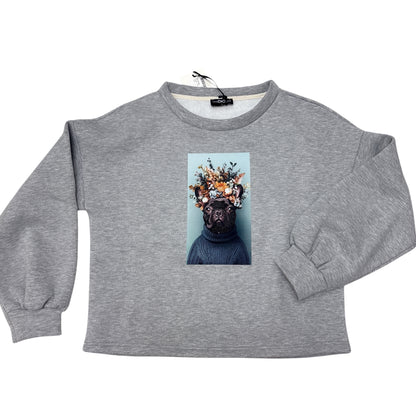 FRENCH BULLDOG CROP SWEATSHIRT
