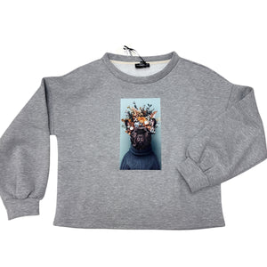 FRENCH BULLDOG CROP SWEATSHIRT
