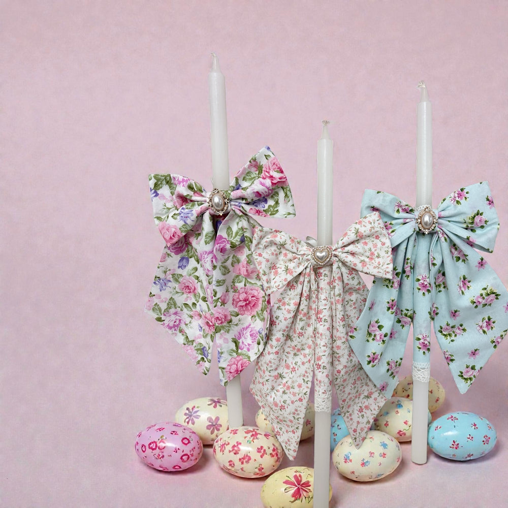 JOLIES BOUGIES DE PÂQUES À NŒUD II