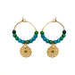 GEMSTONE GODDESS EARRINGS