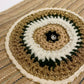 BEIGE CROCHET EVIL EYE CLUTCH - ALINA