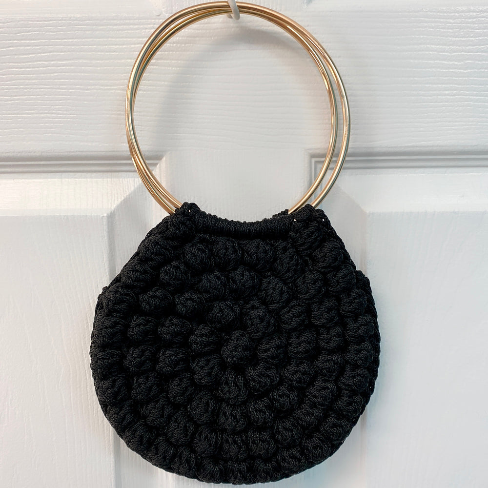 SAC ANNEAUX AU CROCHET