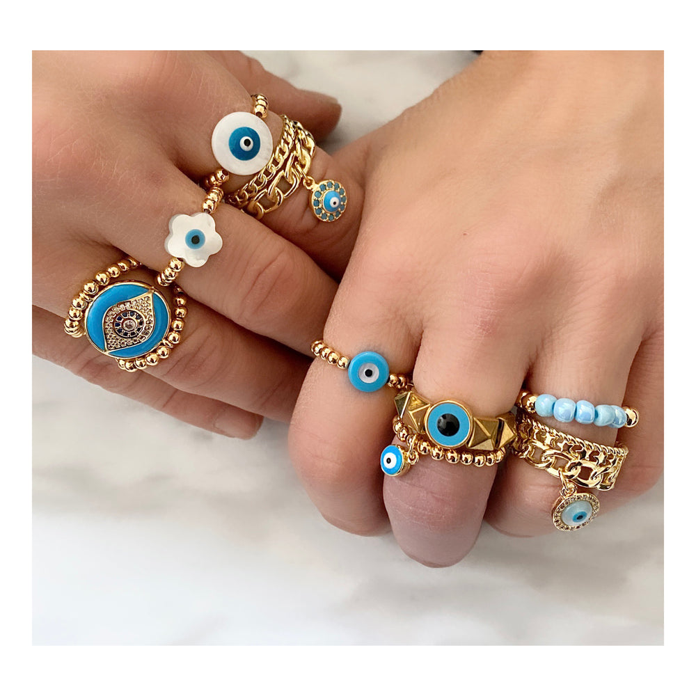 AQUA MARE STACKABLE RINGS