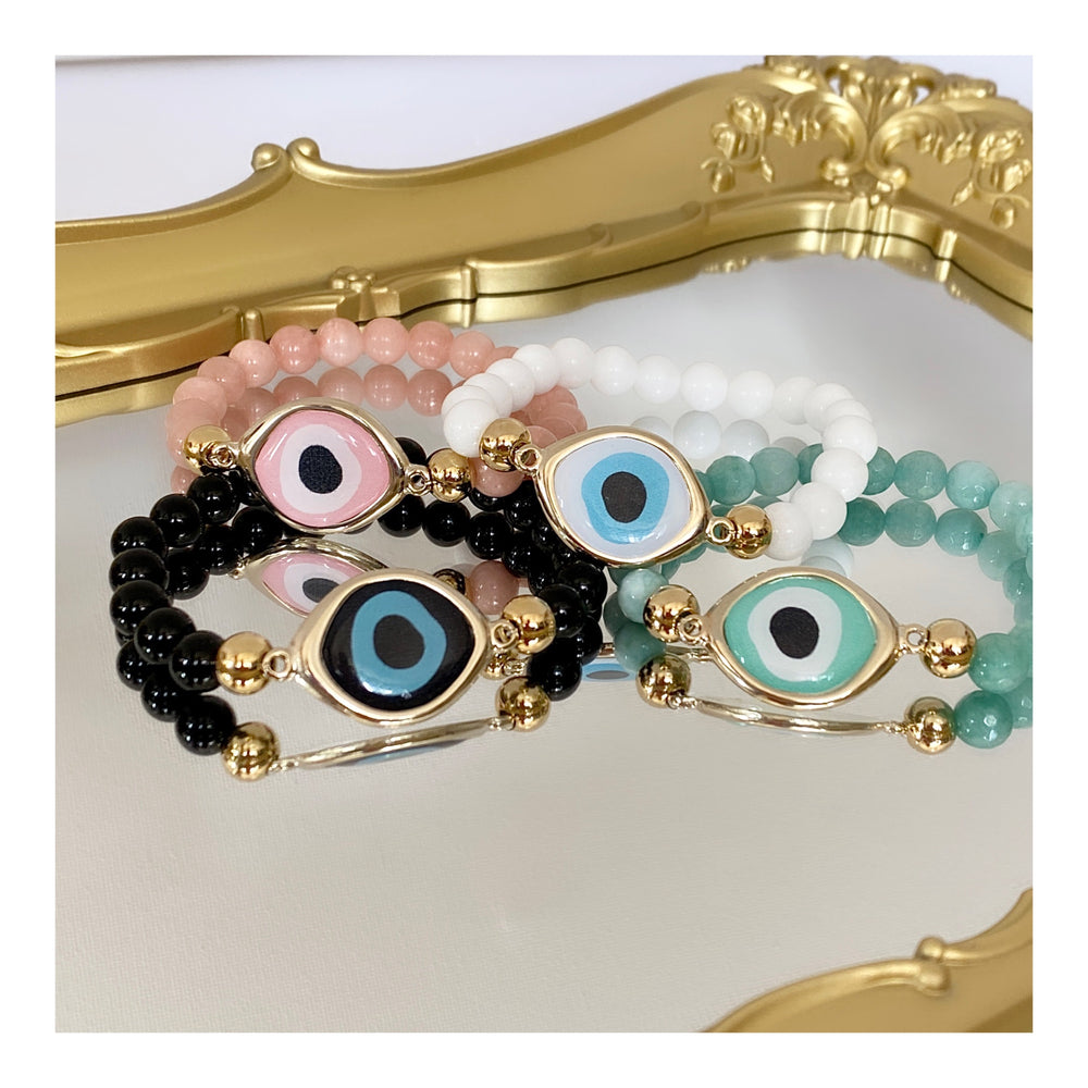 GEMS AND EYES BRACELETS