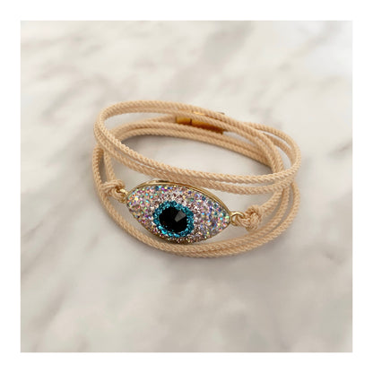 CRYSTAL EVIL EYE WRAP