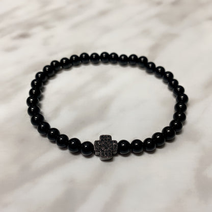 BRACELETS CROIX CZ POUR HOMMES