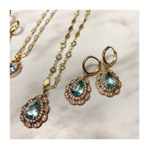 BUCKINGHAM BLUE - NECKLACES AND EARRINGS