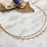 LILAC LOVE LAYERED NECKLACES
