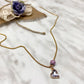 COLLIERS SUPERPOSÉS LILAS LOVE