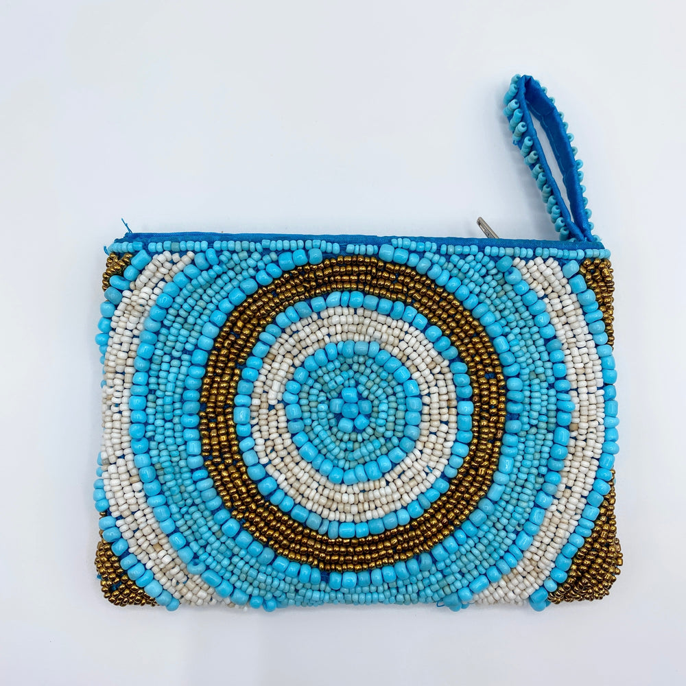 BEADED COIN WALLET