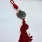 CERAMIC POMEGRANATE BLACK AND RED DECOR