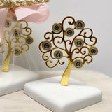 BAPTISM/WEDDING FAVOR TREE OF LIFE WITH EYES (25 PIECES)