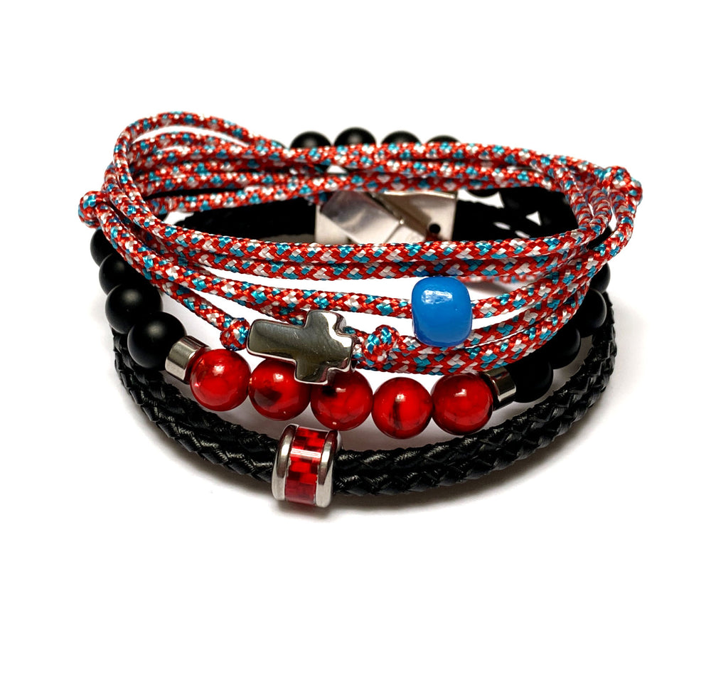 FOTIA KAI LAVRA  BRACELETS STACK