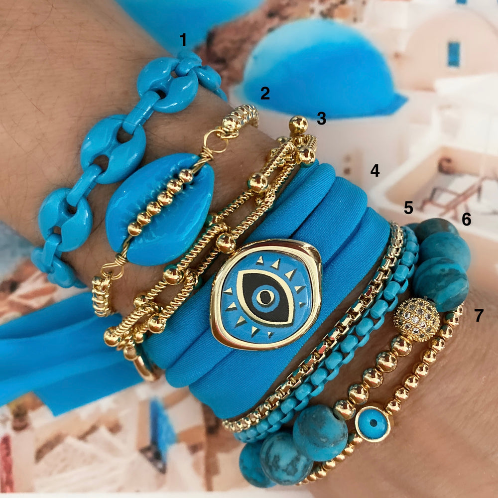 SEASHELL BRACELET STACK