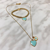 LOVE ME FOREVER BRACELET & NECKLACE DUO