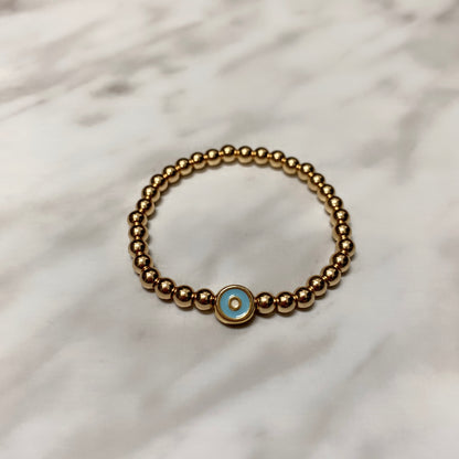 GOLDEN PASTEL EYE BRACELET GIRL