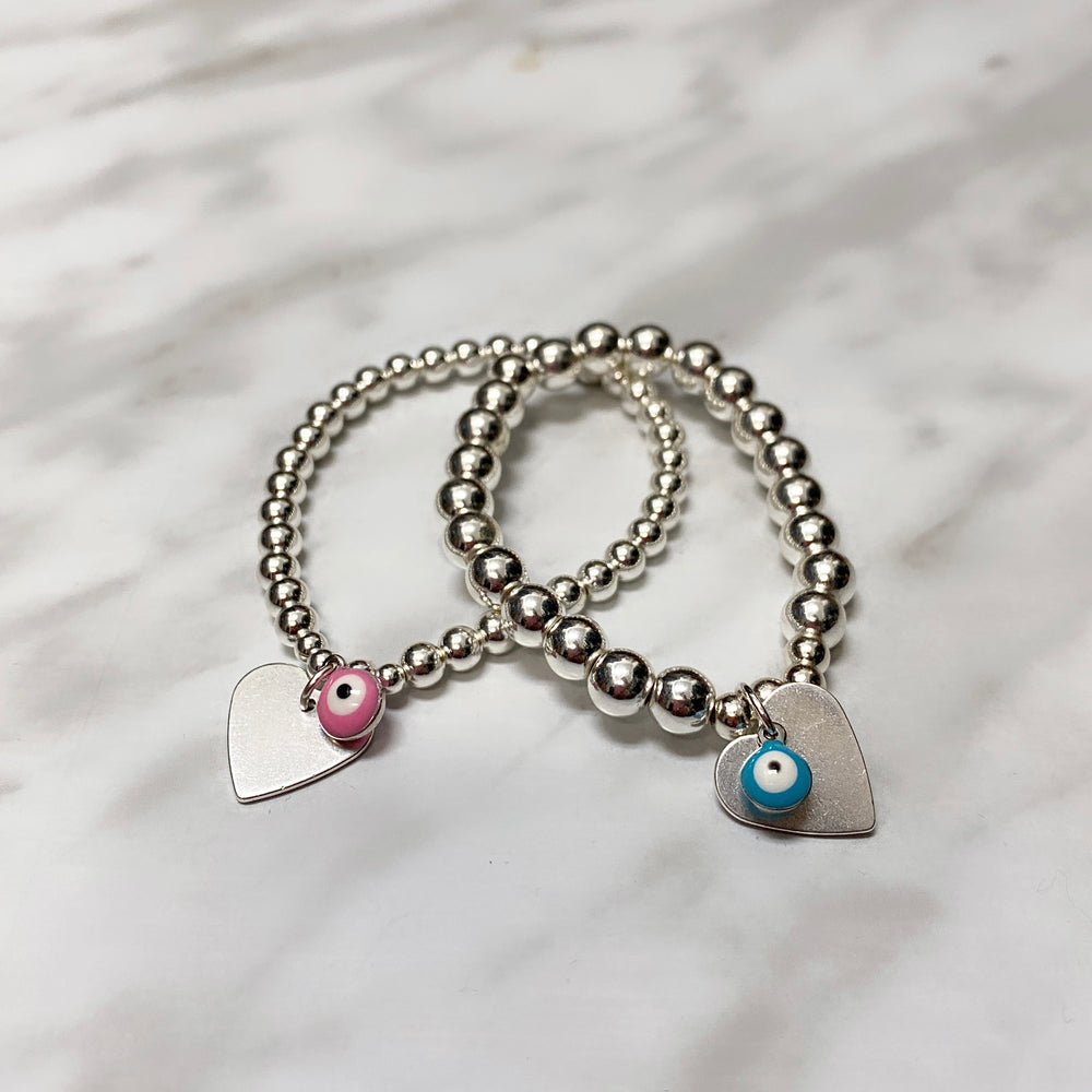 BRACELET CHARME ŒIL D'AMOUR FILLE