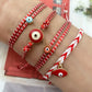 MARCH BRACELET - QUAD EYES STACK