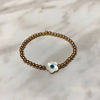 GOLDEN SHELL EYE BRACELET GIRL