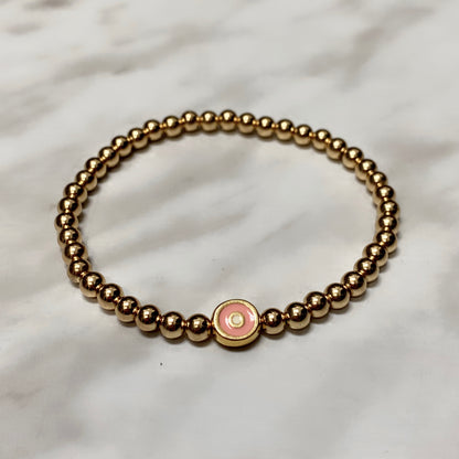 GOLDEN PASTEL EYE BRACELET GIRL