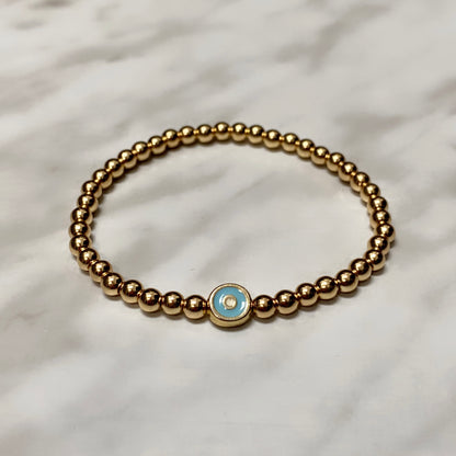 GOLDEN PASTEL EYE BRACELET GIRL