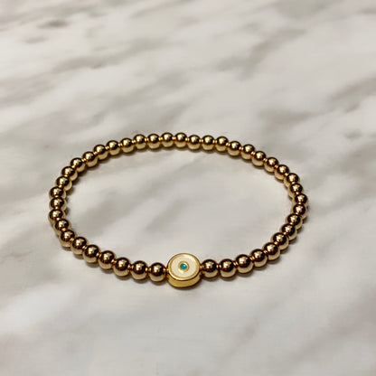 GOLDEN PASTEL EYE BRACELET GIRL