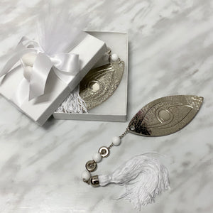 BAPTISM/WEDDING FAVORS  EYE WITH TASSEL (25 PIECES)