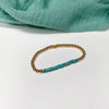 PILE DE BRACELETS TURQUOISE BOHO-CHIC