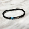 MEN'S BLUE MATI BRACELET STACK