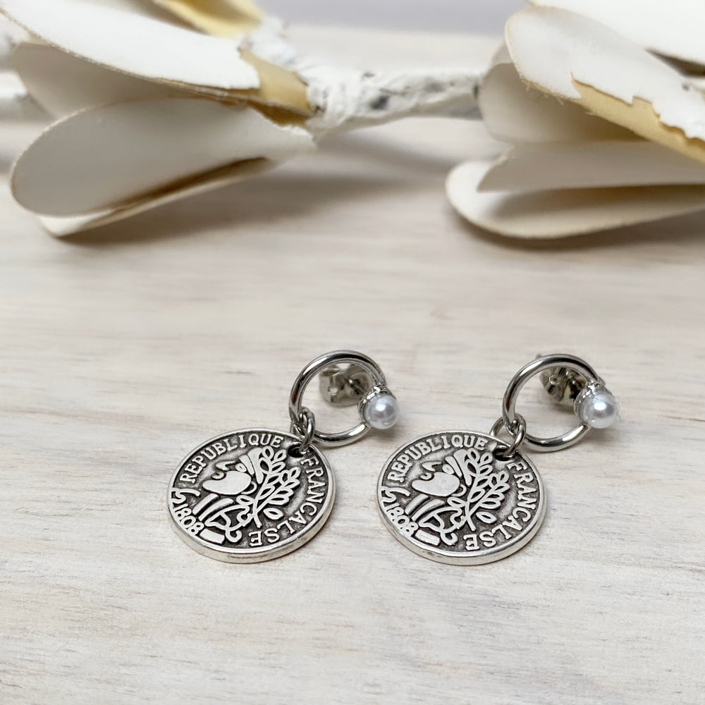 BOUCLES D'OREILLES DAME LIBERTY