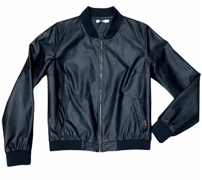 MAVERICK - BOMBER EN CUIR PU