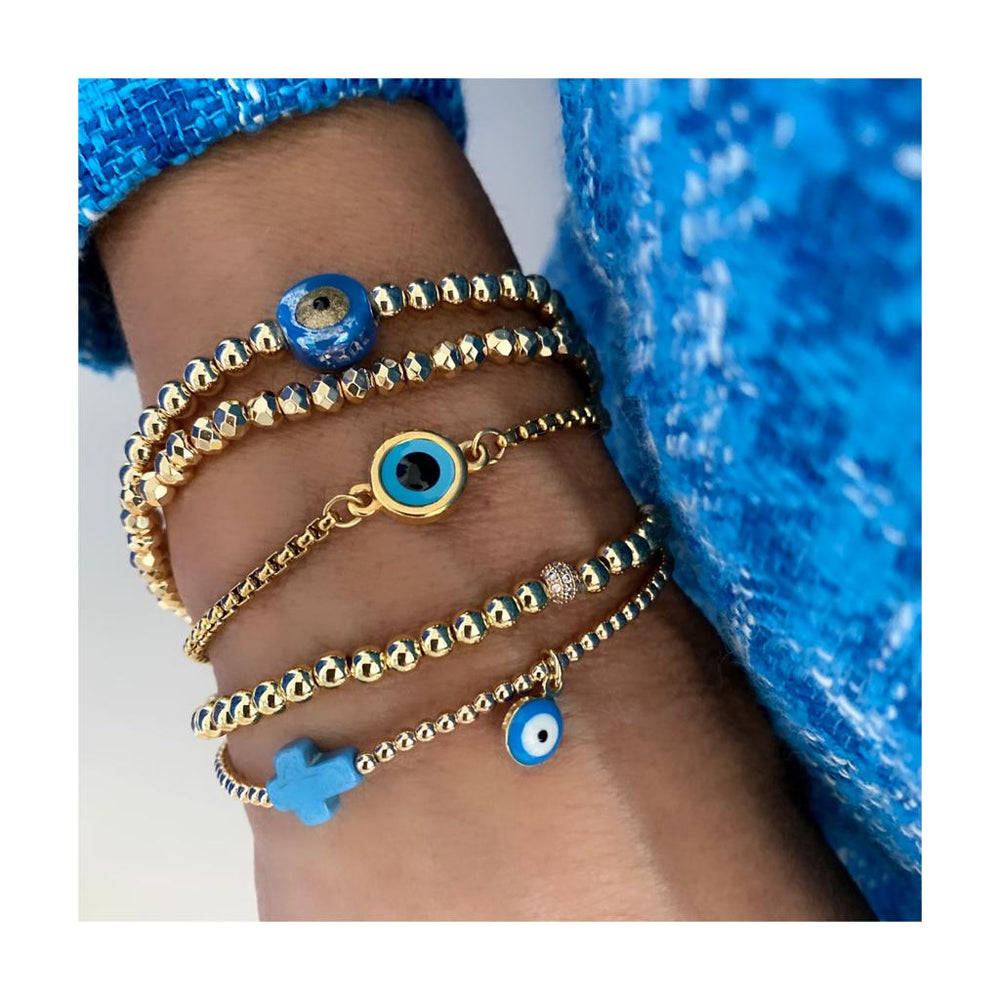 BRACELETS OEIL INDIGO