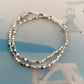 FANTASY ROSE TWO TONE STACKABLE BRACELETS