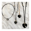 BLACK HEARTS NECKLACES